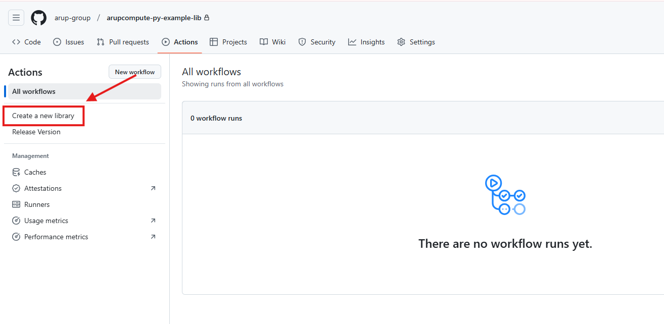 create a new library