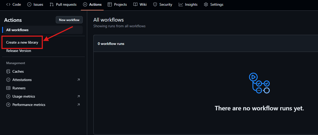 create a new library