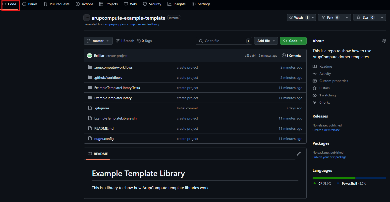 library created